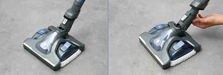 Máy hút bụi lau nhà không dây Tefal X-force Flex 11.60 TY9890WO được tích hợp đầu lan sàn tiện dụng, giúp bạn dọn dẹp nhà cửa sạch sẽ nhanh chóng