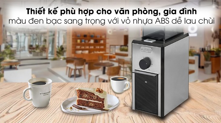 Máy xay cà phê Delonghi mẫu mã bắt mắt, kiểu dáng hiện đại