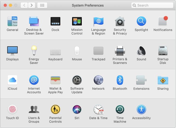 Bạn hãy mở System Preferences và điều chỉnh những cài đặt vừa được reset lại.