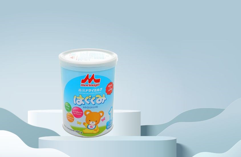 Sữa bột Morinaga Hagukumi số 1 850g (0 - 6 tháng)