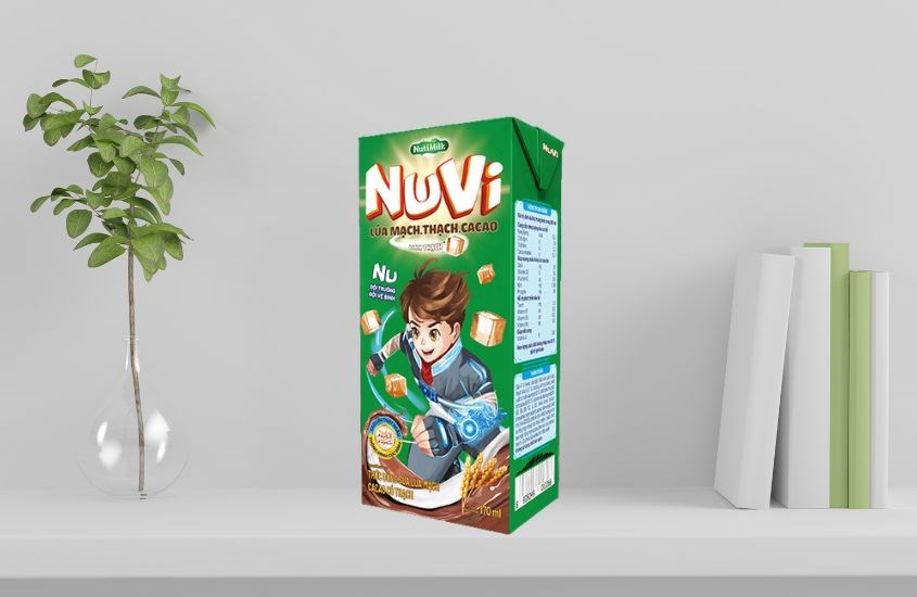 NuVi Sữa Lúa Mạch Thạch CaCao