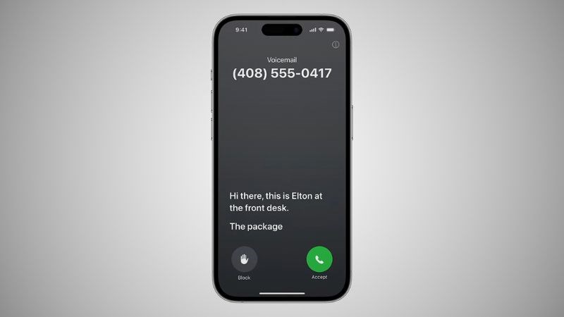iOS 17 sẽ hỗ trợ hiển thị trực tiếp phiên âm cuộc gọi