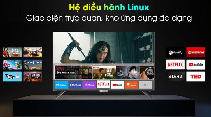 tivi casper hệ điều hành linux