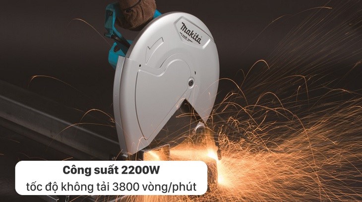 Máy cắt sắt Makita M2403B 2200W cho hiệu suất cắt sắt mạnh mẽ có độ chính xác cao