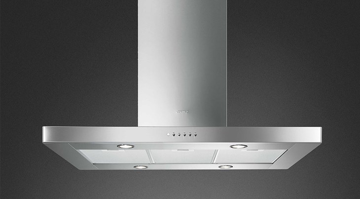 Máy hút mùi đảo Smeg KI90XE (536.84.628) sở hữu linh kiện cao cấp, chất lượng với giá 40.310.000 VNĐ (cập nhật ngày 16/04/2023, có thể thay đổi theo thời gian) 