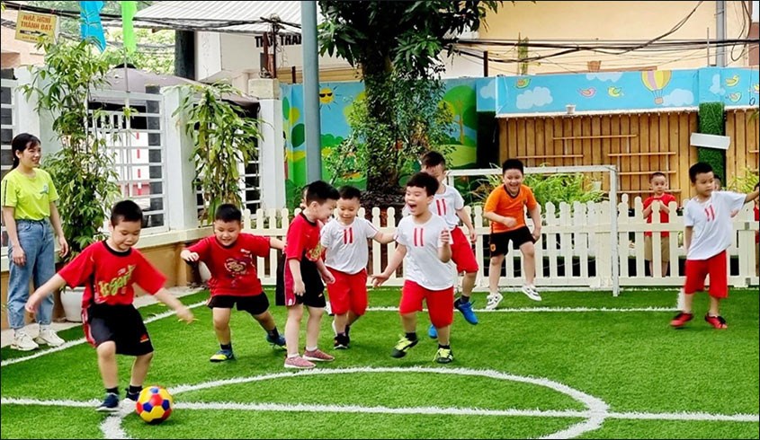 trường mầm non Quận Ba Đình Sao Mai