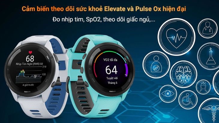 Đồng hồ được tích hợp nhiều tính năng theo dõi sức khỏe