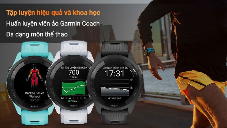 Đồng hồ hỗ trợ nhiều chế độ tập luyện khác nhau phù hợp từng nhu cầu