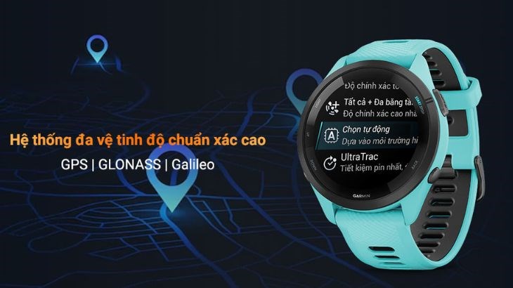 Đồng hồ hỗ trợ đo quãng đường và định vị cực kỳ chính xác