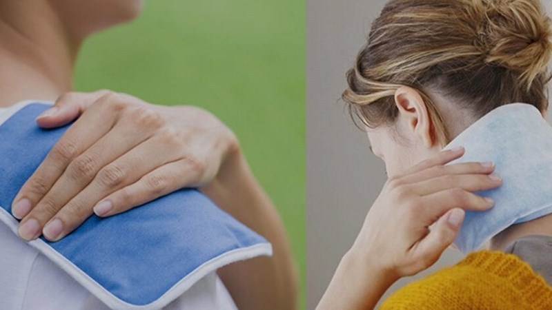 Chườm lạnh giúp giảm đau