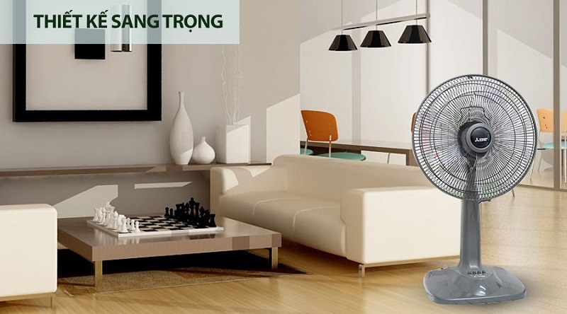Quạt lửng Mitsubishi Electric R16-GA CY-GY 45W được thiết kế với kiểu dáng gọn gàng