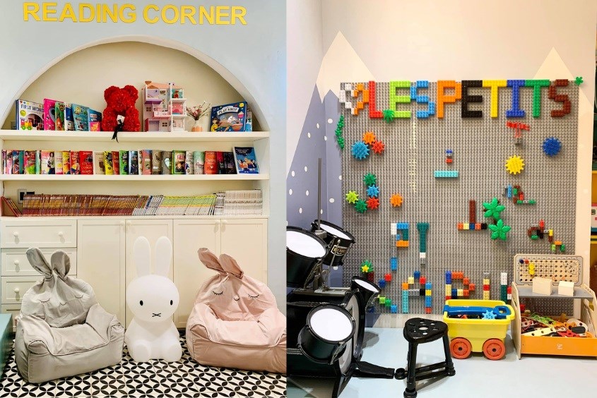 Les Petits có các khu vực vui chơi hấp dẫn