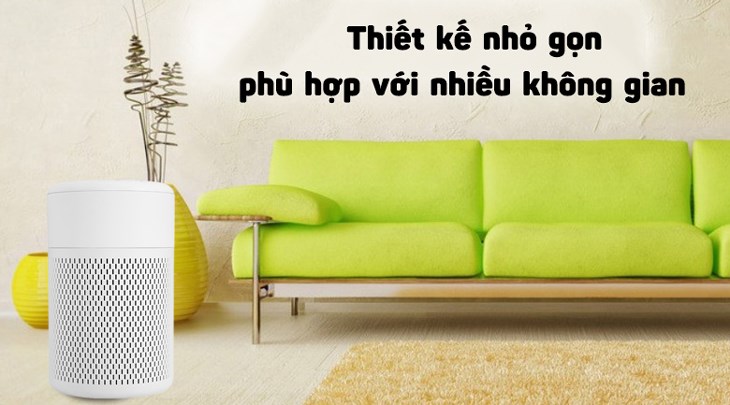 Máy lọc không khí Beko ATP 6100 I 21.6W có thiết kế nhỏ gọn, phù hợp với nhiều không gian: phòng khách, phòng làm việc, phòng ngủ,...