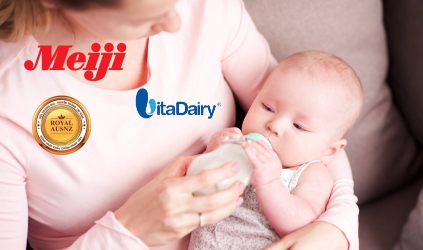 Lựa chọn sữa bột dạng gói theo thương hiệu