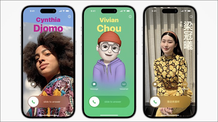 Người dùng có thể tự mình tuỳ chỉnh hình ảnh danh bạ của mình, xuất hiện khi họ liên lạc 