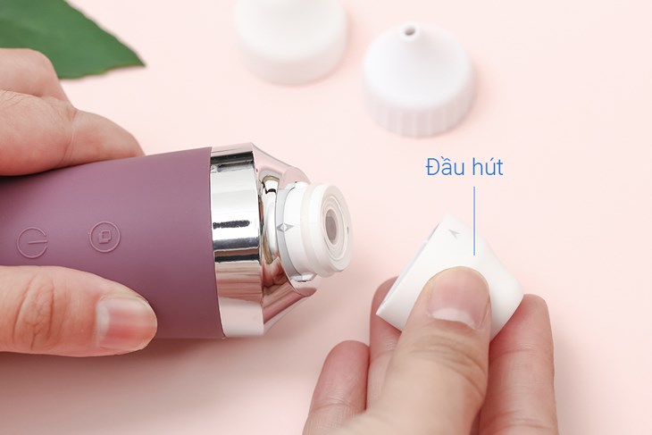 Máy hút mụn và soi da Rio Beauty DRMC-GP sở hữu đầu hút to dễ dàng vệ sinh