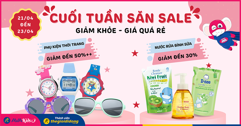 Săn sale cuối tuần: Phụ kiện thời trang - hóa mỹ phẩm giảm đến 50%++ khi mua online