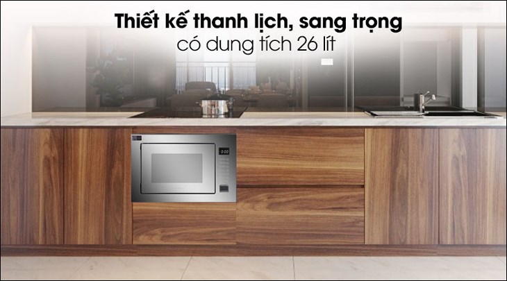 Thay đổi thời gian bảo hành của lò vi sóng có nướng lắp âm Junger TK-90 26 lít lên 3 năm từ tháng 12/2022