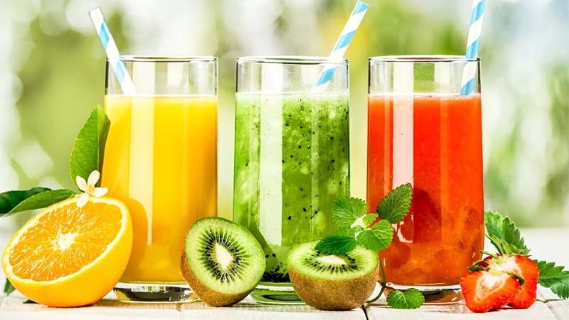 Nước trái cây cung cấp vitamin giúp giảm mệt mỏi, nhanh hồi phục khi bị tiêu chảy.