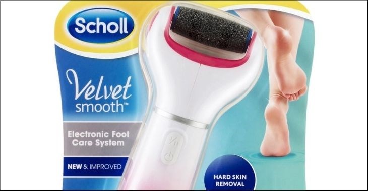 Máy chà gót chân Scholl Velvet Smooth có thiết kế đơn giản, dễ dàng sử dụng 