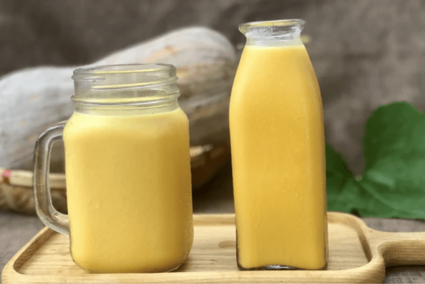 Cách làm sữa gạo lứt với bí đỏ