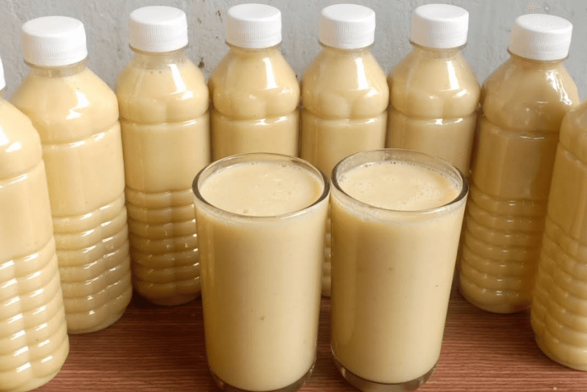 Cách làm sữa gạo lứt với hạt sen