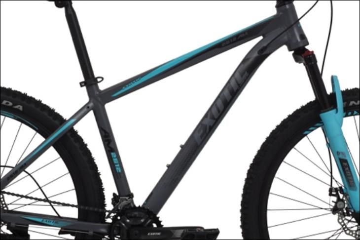 Xe đạp địa hình MTB Exotic 2612 AM 26 inch có khung sườn được làm từ hợp kim nhôm cứng cáp, bền bỉ