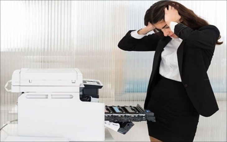 Máy in kêu lớn trong quá trình sử dụng