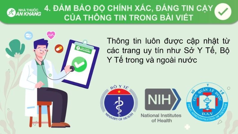 Nhà thuốc luôn đảm bảo độ chính xác và tin cậy của thông tin trong bài viết Nhà thuốc luôn đảm bảo độ chính xác và tin cậy của thông tin trong bài viết