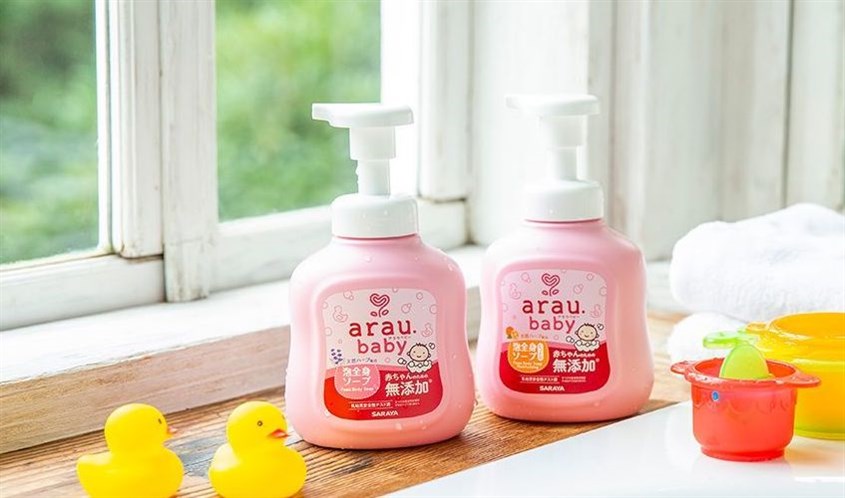 Bọt tắm gội cho bé Arau Baby chiết xuất thảo dược 450 ml (0 - 3 tuổi)