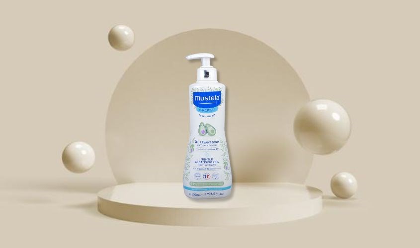 Gel tắm gội cho bé Mustela chiết xuất bơ 500 ml