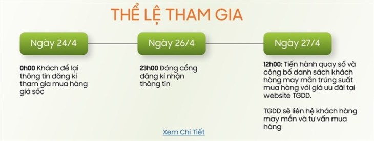 Thể lệ tham gia chương trình đăng ký nhận thông tin Samsung Galaxy A24 Thể lệ tham gia chương trình đăng ký nhận thông tin Samsung Galaxy A24