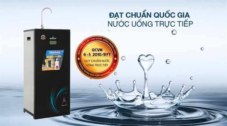 Máy lọc nước RO lọc mặn Robot SPRING-X9GN 9 lõi thiết kế dạng tủ đứng sang trọng