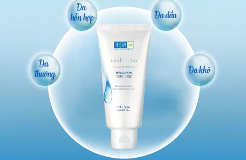 Sữa rửa mặt Hada Labo Advanced Nourish Hyaluron