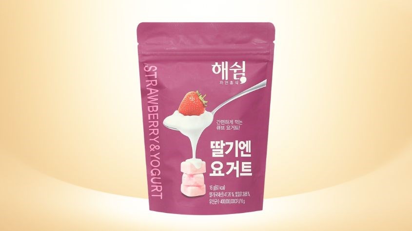 Sữa chua khô sấy lạnh vị dâu Haeswim gói 16g