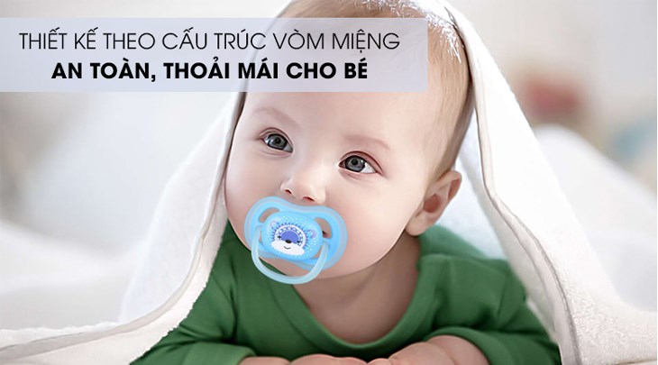 Ti giả silicone cho trẻ 6 - 18 tháng tuổi Philips Avent SCF542/12 được thiết kế theo cấu trúc vòm miệng của bé, đem đến cho bé cảm giác như đang ngậm ti mẹ