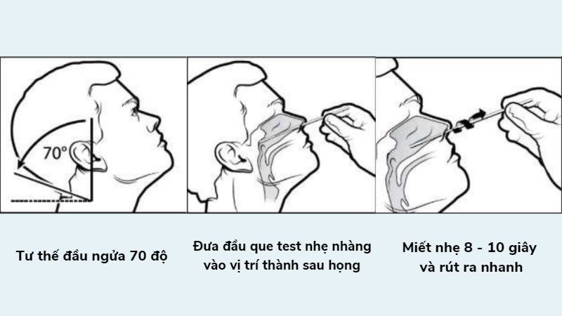 Thực hiện lấy mẫu đúng các bước