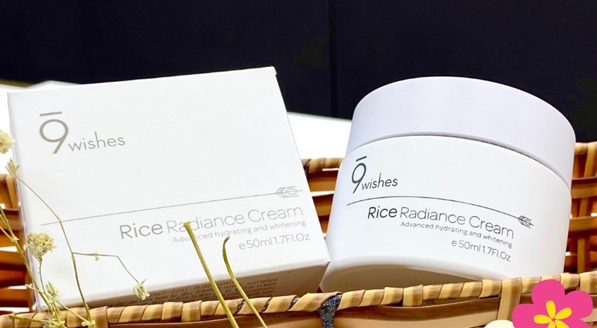 Kem dưỡng ẩm và làm sáng da Wishes Rice Radiance 