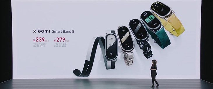 Xiaomi Band 8 đang được bán tại thị trường Trung Quốc với mức giá chỉ từ 817.000 (giá cập nhật vào 04/2023, có thể thay đổi theo thời gian)