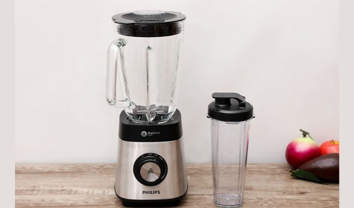 Máy xay sinh tố Philips HR3573/90 với thiết kế bắt mắt và hiện đại