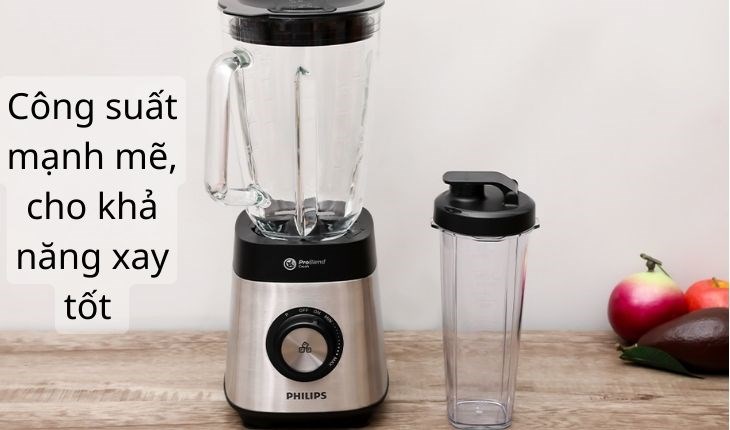 Công suất mạnh mẽ, cho khả năng xay tốt