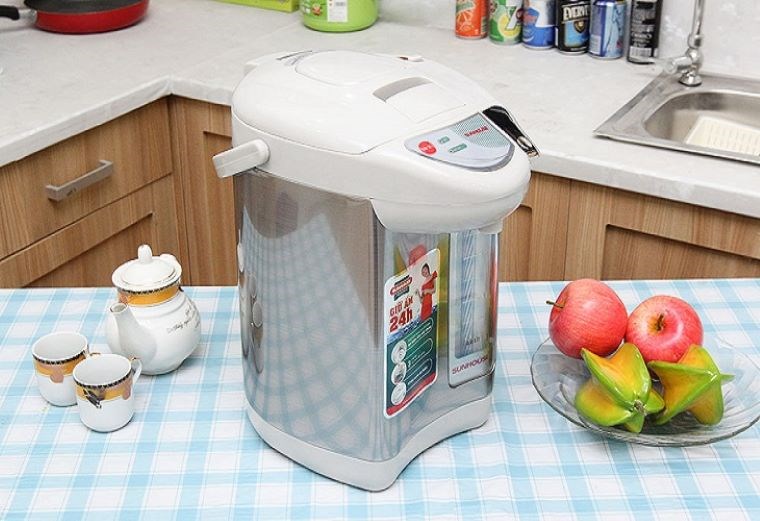 Bình thủy điện Sunhouse SHD1533 với vỏ ngoài bằng nhựa cao cấp