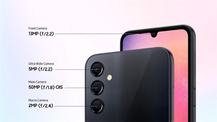 Hệ thống camera cực chất lượng trên Galaxy A24