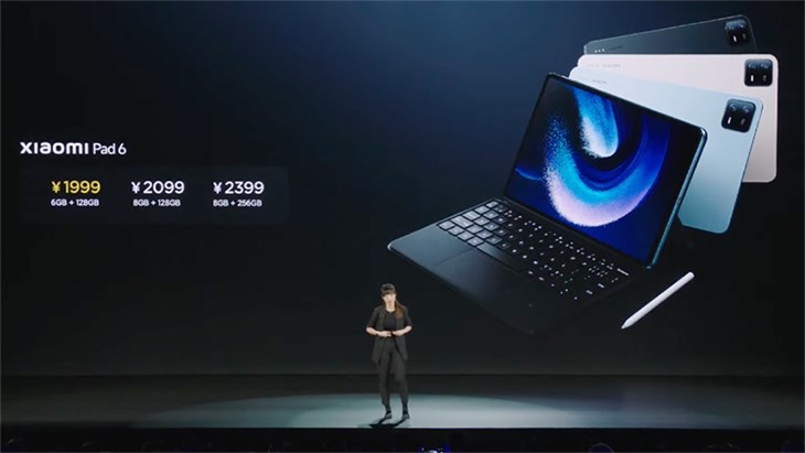 Xiaomi Pad 6 đang được bán tại thị trường Trung Quốc với mức giá từ 6.8 triệu đồng (cập nhật tháng 4/2023, có thể thay đổi theo thời gian)