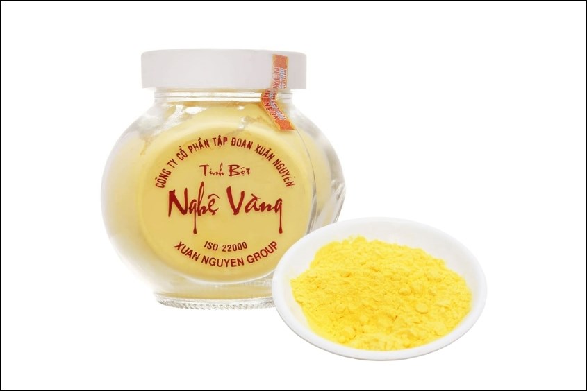 Tinh bột nghệ vàng Xuân Nguyên hũ 75g tốt và an toàn cho mẹ sau sinh