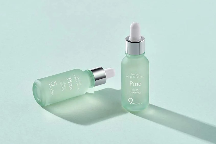 Tinh chất 9wishes pine serum giúp thanh lọc và phục hồi da sau sinh hiệu quả