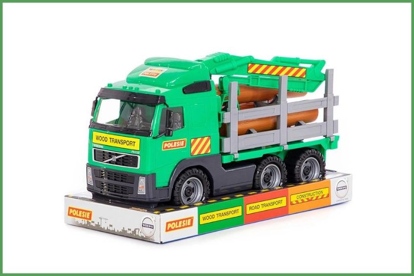Đồ chơi xe tải chở gỗ Volvo là quà 1/6 cho bé trai siêu ý nghĩa Đồ chơi xe tải chở gỗ Volvo là quà 1/6 cho bé trai siêu ý nghĩa