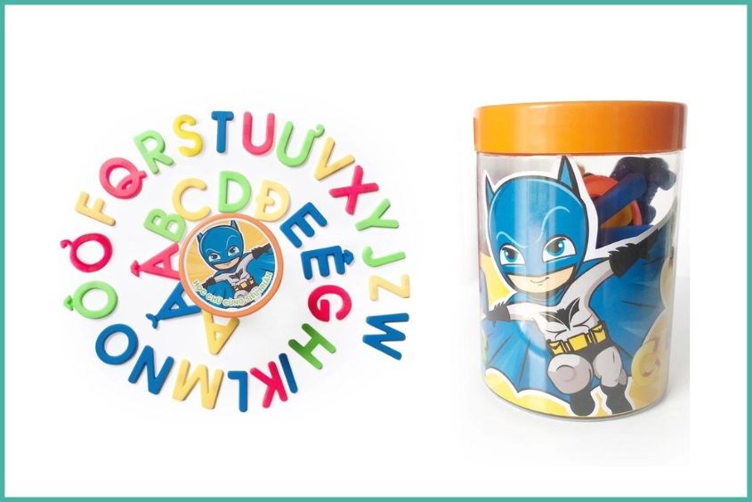 Bộ đồ chơi chữ hoa nam châm Antona làm quà tặng 1/6 cho bé trai rất ý nghĩa Bộ đồ chơi chữ hoa nam châm Antona làm quà tặng 1/6 cho bé trai rất ý nghĩa