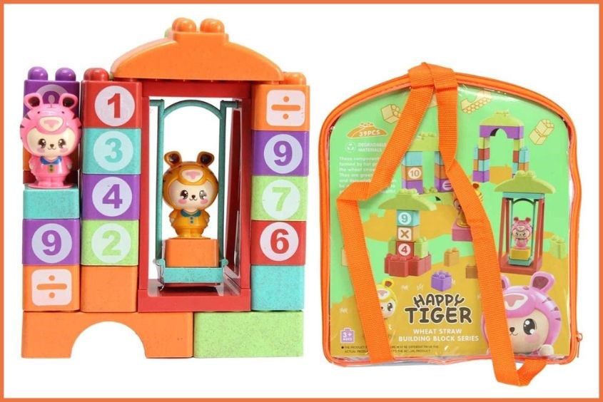 Tặng quà 1/6 cho bé trai với đồ chơi xếp khối VBCare Tặng quà 1/6 cho bé trai với đồ chơi xếp khối VBCare