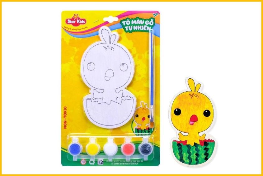 Đồ chơi tô gỗ con gà Star Kids là món quà 1/6 cho bé gái bổ ích Đồ chơi tô gỗ con gà Star Kids là món quà 1/6 cho bé gái bổ ích